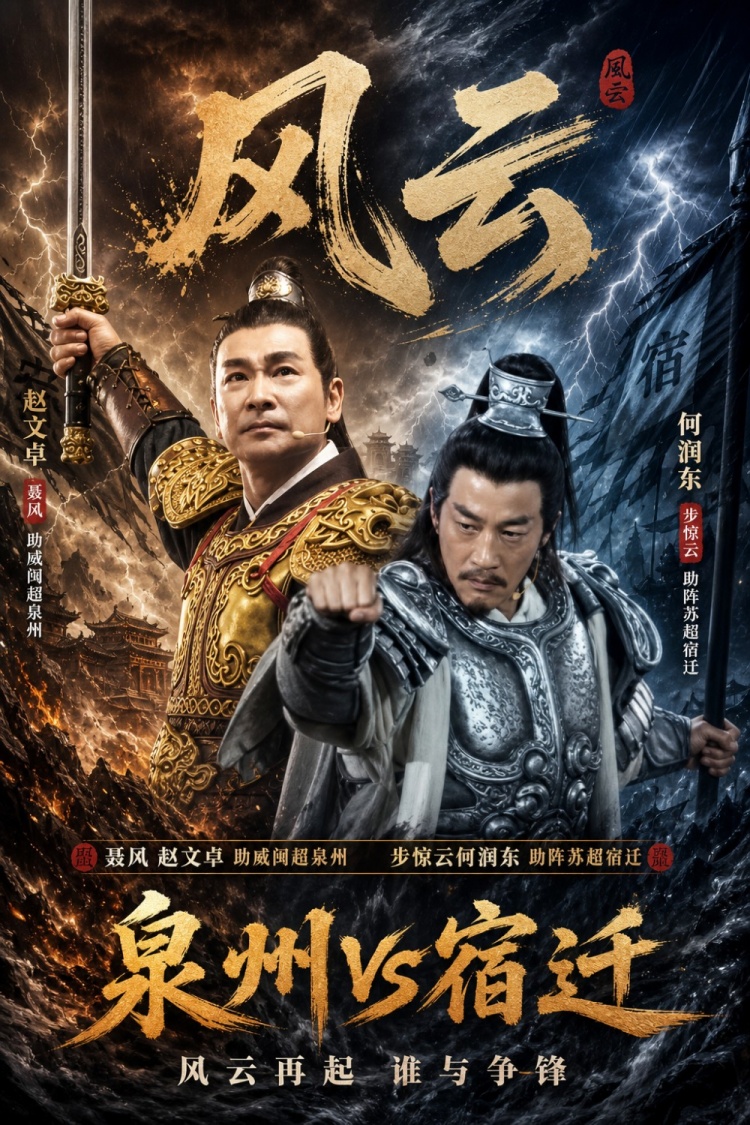 趙文卓扮鄭成功助陣閩超，何潤(rùn)東演項(xiàng)羽現(xiàn)身蘇超