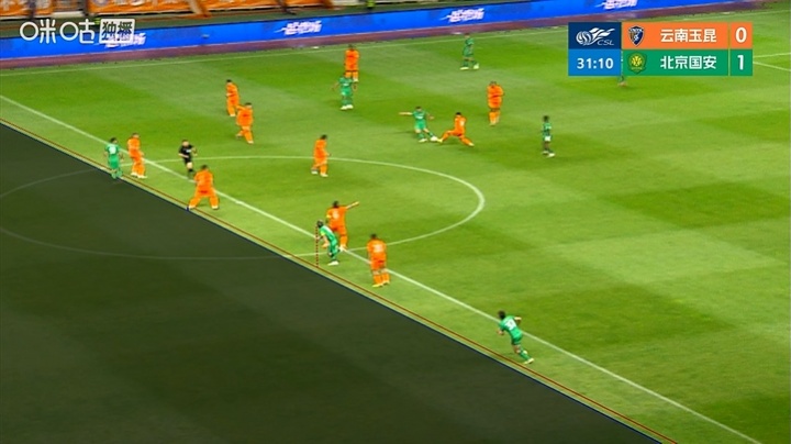 9輪6球！VAR改判張玉寧空門 國(guó)安客場(chǎng)1-0玉昆