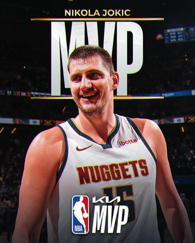 約基奇生涯第三度加冕MVP 得票率碾壓亞歷山大東契奇