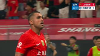 萊昂納多破門哈達斯點射 海港1-1津門虎送對手6輪不勝