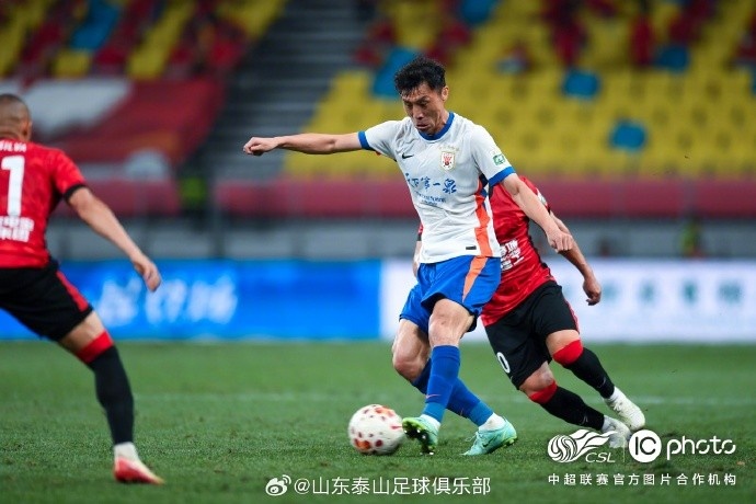 泰山客場0-1蓉城，五輪連勝終結(jié)