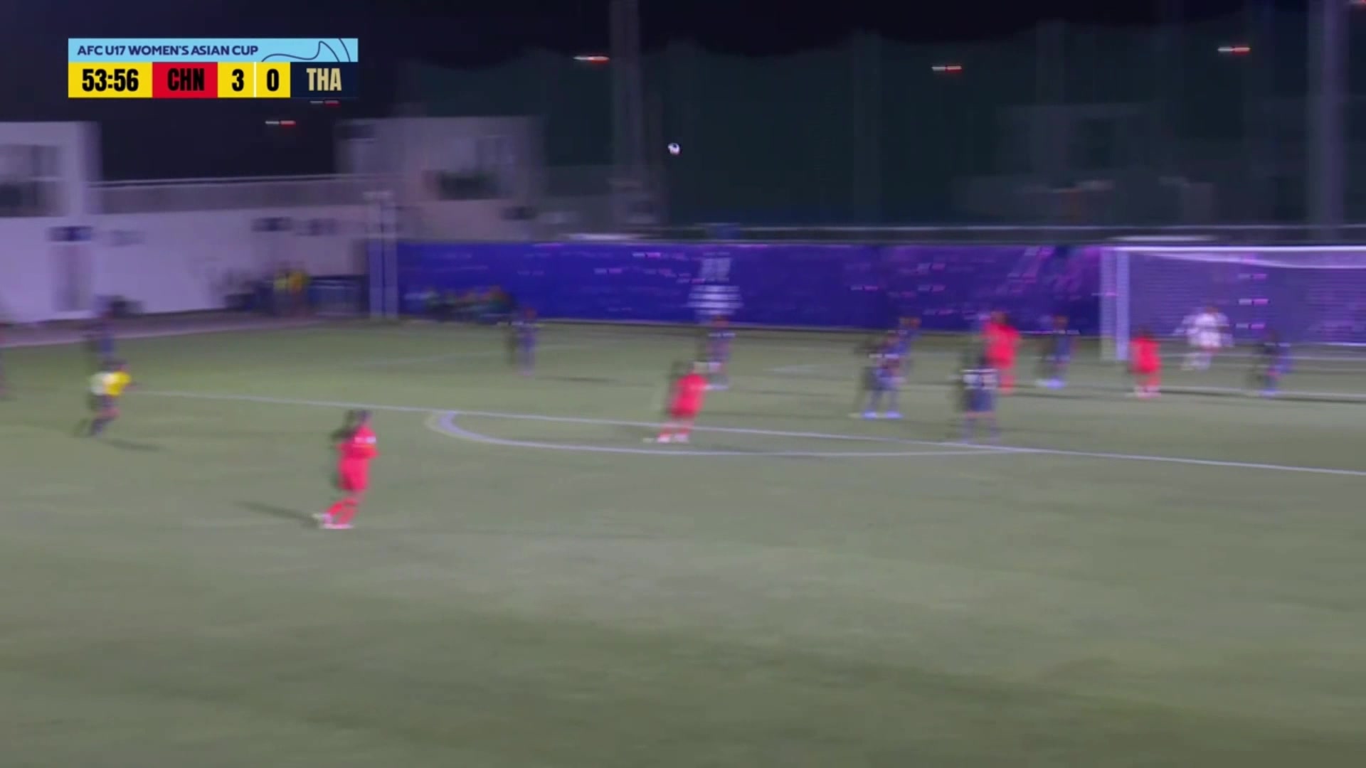 U17中國(guó)女足4-0領(lǐng)先泰國(guó)！李啟嫻梅開二度，