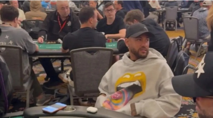 內(nèi)馬爾世界杯出局后征戰(zhàn)WSOP首日遭團(tuán)滅