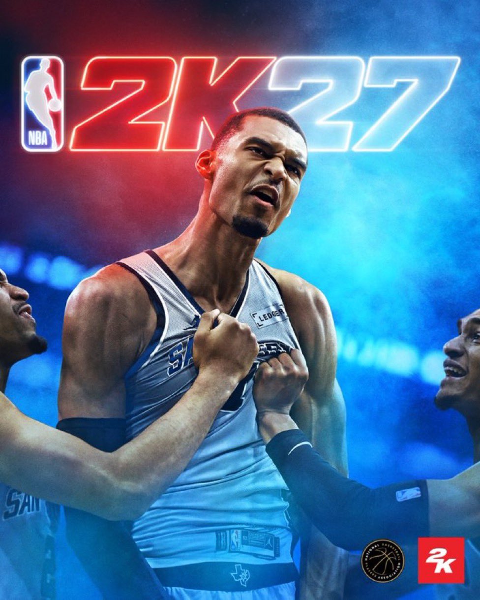文班亞馬成NBA2K27封面人物 場均25+11+3+DPOY 降薪續(xù)約馬刺