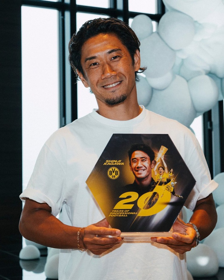 多特日本行邀香川真司任大使，俱樂部致敬其20年職業(yè)生涯